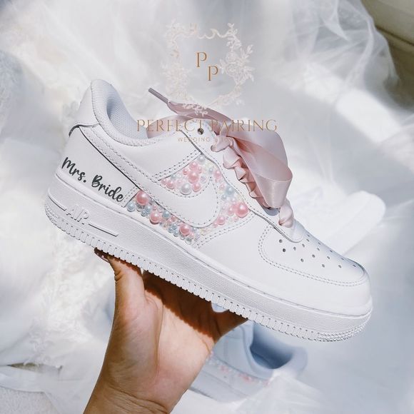 Nike Shoes - Wedding custom sneakers - air force 1